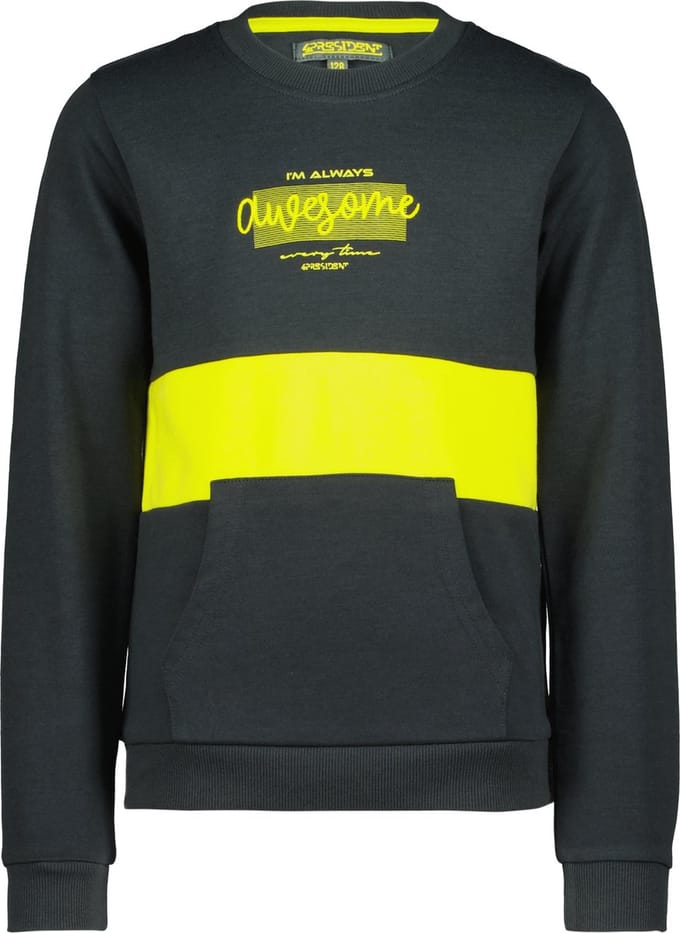 4PRESIDENT Sweater jongens - Unexplored - Maat 92 - Jongens trui