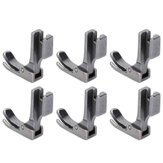 6 Stuks Ritsvoet Roestvrij Staal Universeel Industriële Naaimachines Accessoires gray