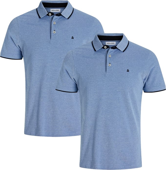 Jack & Jones Heren poloshirt 2 pack Paulos - Slim Fit