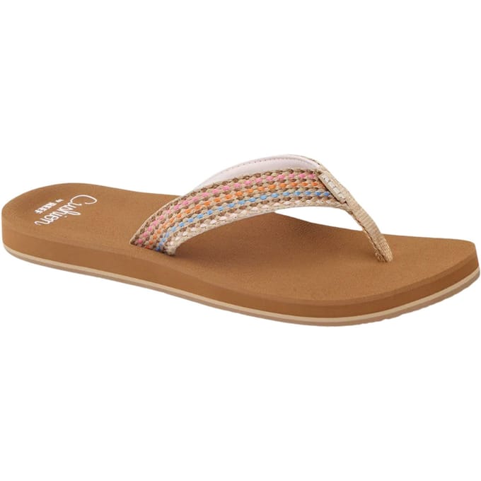 Reef BAJA ELANA BROWN/PINK Dames Slippers - brown/pink