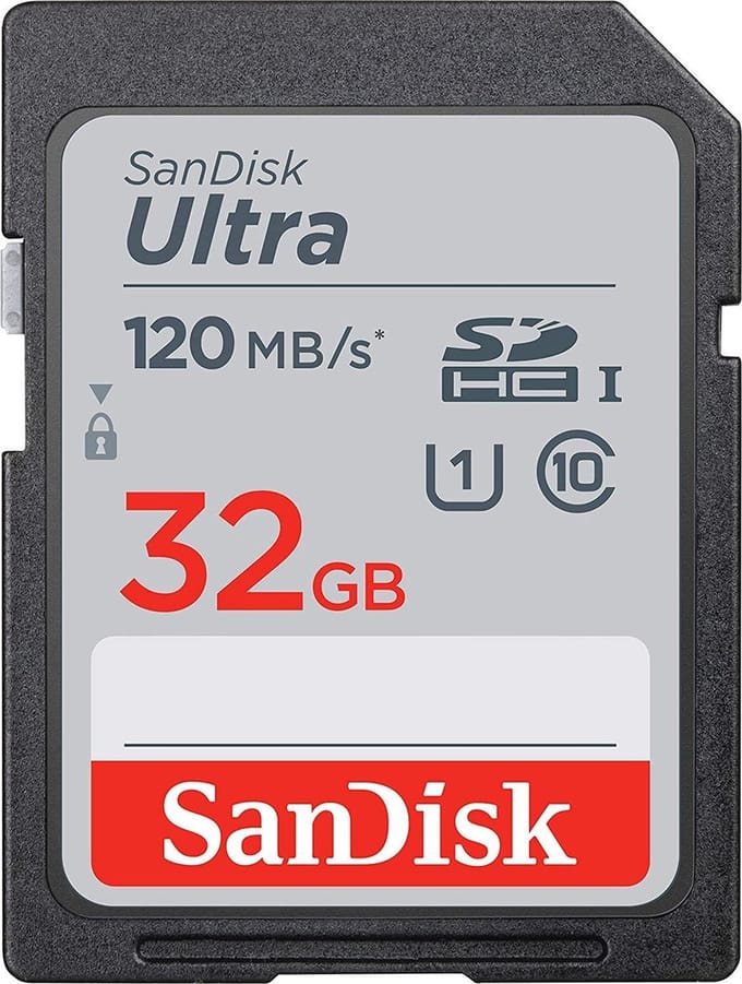 SANDISK Ultra® 32GB SDHC-kaart – Class 10, UHS-I