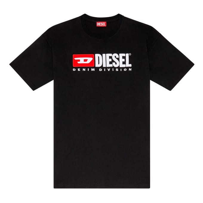 T-shirt met labeldetail