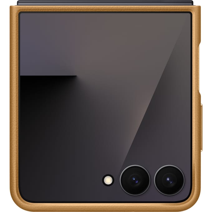 Originele KindSuit Vegan Leather Case voor de Samsung Galaxy Z Flip 7 - Camel