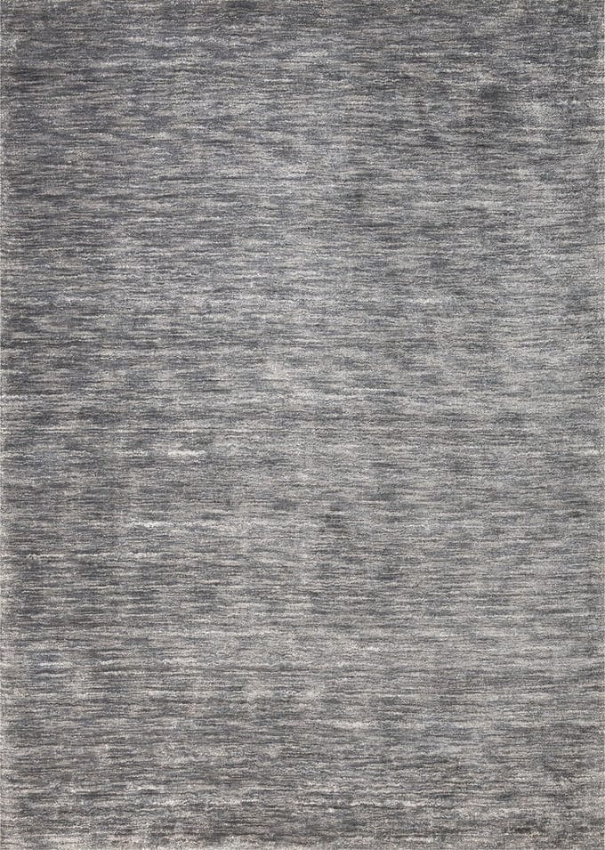 LIGNE PURE Mist Vloerkleed/tapijt - Grijs - 170x240