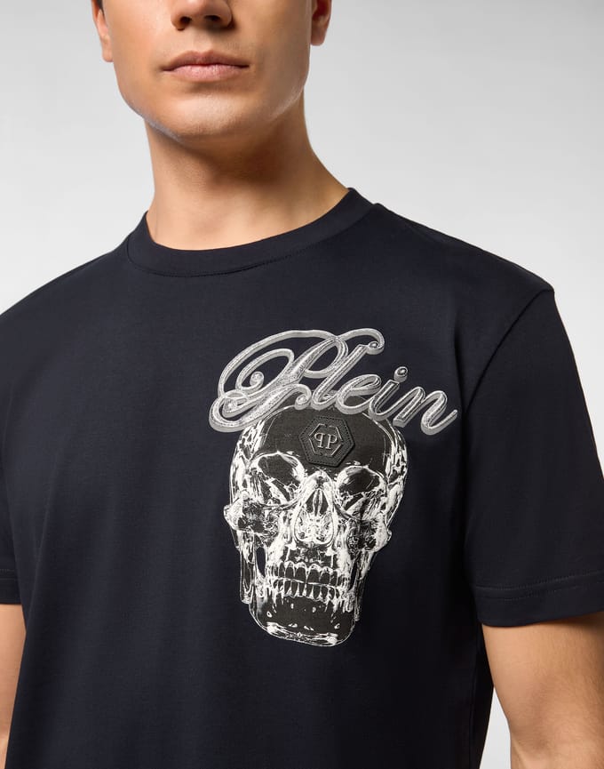 T-Shirt Ronde Hals Ss Skull