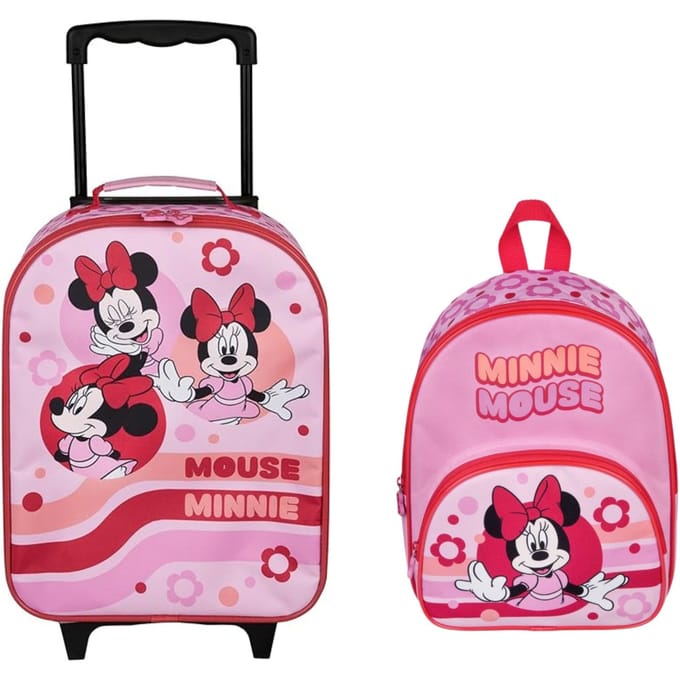 Minnie Mouse reisset; trolley en rugzak