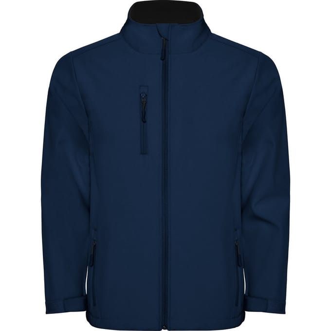 Roly Heren Nebraska Soft Shell Jas (Marineblauw)