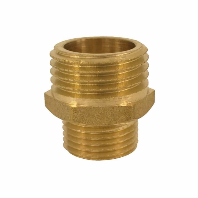 Messing Verloopnippel 1 1/2" x 1/2" - Hoge kwaliteit fitting