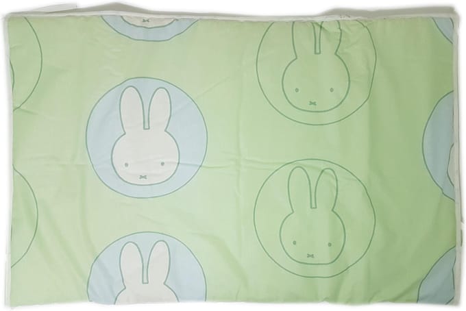 ANEL - bedomrander groot - Nijntje Lime groen - 240x60cm & 90x60cm