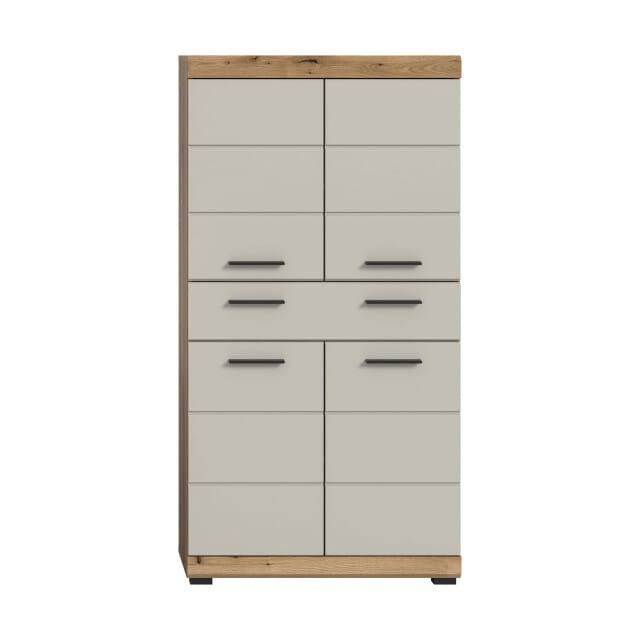 Scout midi kast kasjmier mat MDF TZ Evoke Eiken NB - 31x74x141cm