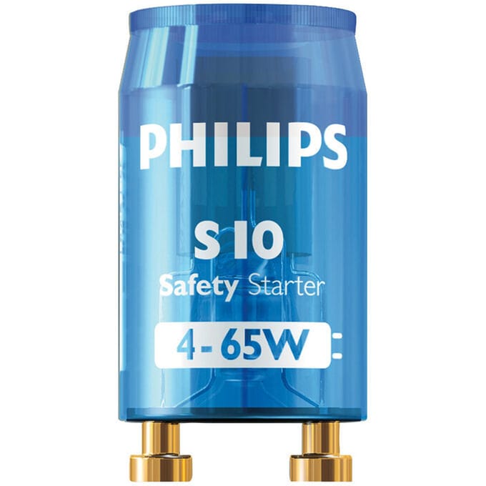 Philips S10 Ecoclick Fluorescentielamp Starter 4-65W - 8711500697691 [2 Stuks]