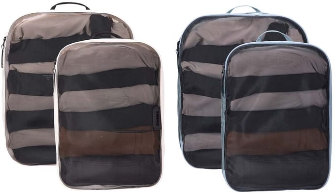 Thule Packing Cube Family - Packzak 4 dlg. (pond gray/white, M,L)