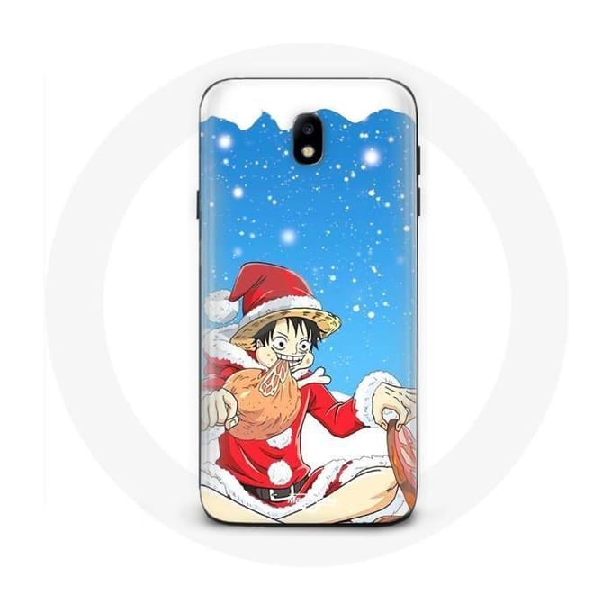 Coque pour Samsung Galaxy J7 2017 Anime One Piece Luffy Le jour de Noël 2023
