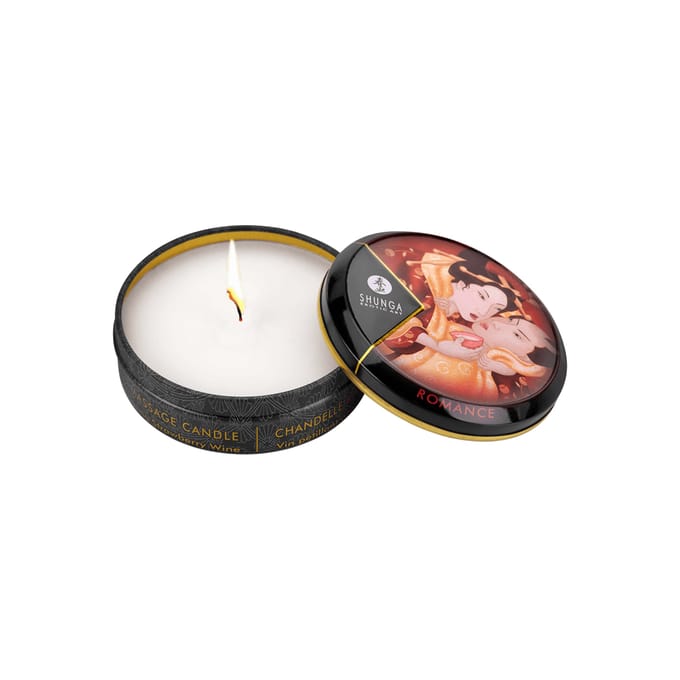 Shunga - Mini Massagekaars - Sparkling Strawberry - 30 ml