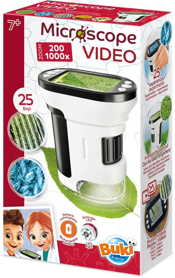 Buki - Microscoop - Videomicroscoop - vergroting 200 - 1000x