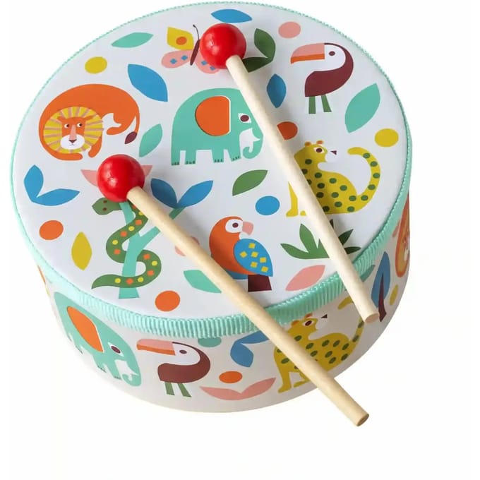 Drum met stokken Rex London Wild Wonders