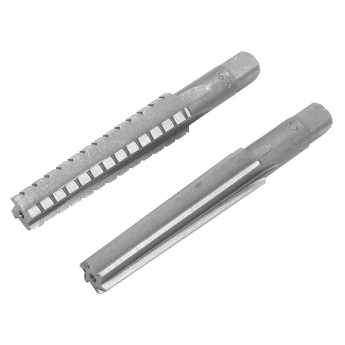 2 stuks HSS MT2 Taper FijnRuw Ruimer Snijgereedschap Set Rechte Schacht 1.5x12.5cm
