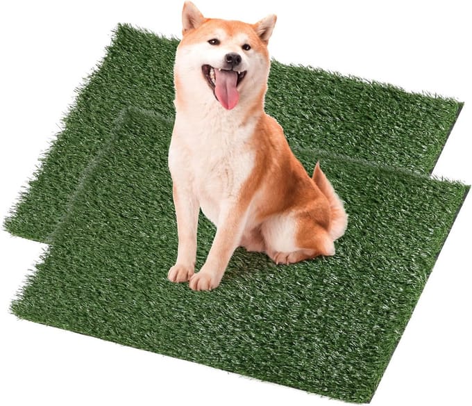Hondentoilet kunstgras - Zindelijkheidstraining hond - Geurafstotend - Binnen gebruik