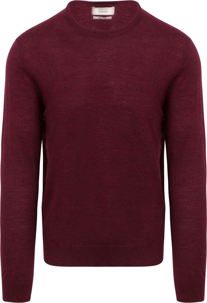 King Essentials The John Pullover Merino Burgundy - Maat XXL - Heren - Pullovers
