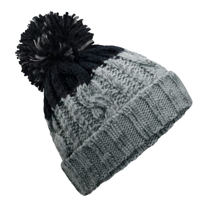 Beechfield Apres Beanie (Lichtgrijs/zwart)
