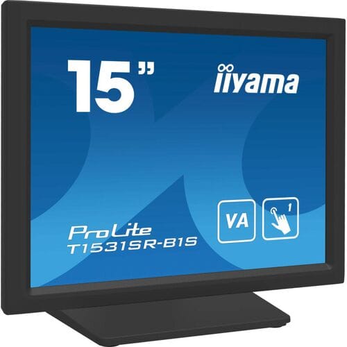 iiyama T1531SR-B1S computermonitor 38,1 cm (15") 1024 x 768 pixels XGA LCD touchscreen zwart