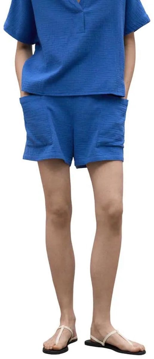 Ecoalf Yera Korte Broek Blauw S Vrouw