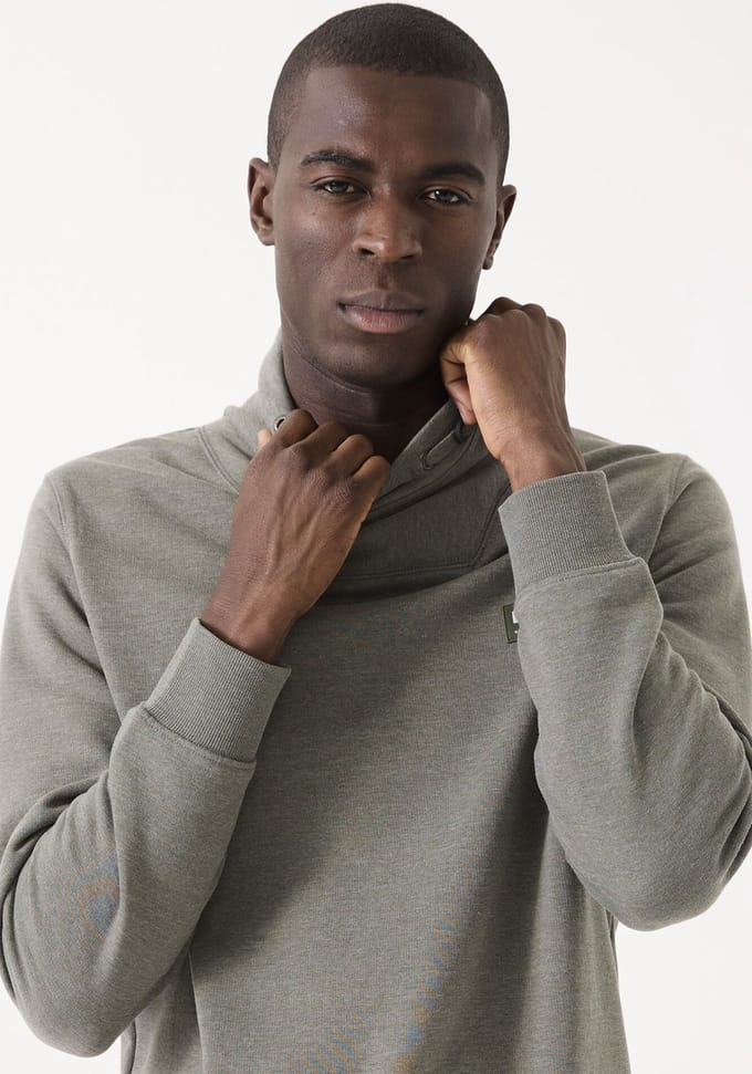 GARCIA Heren Sweater Groen Long mouw