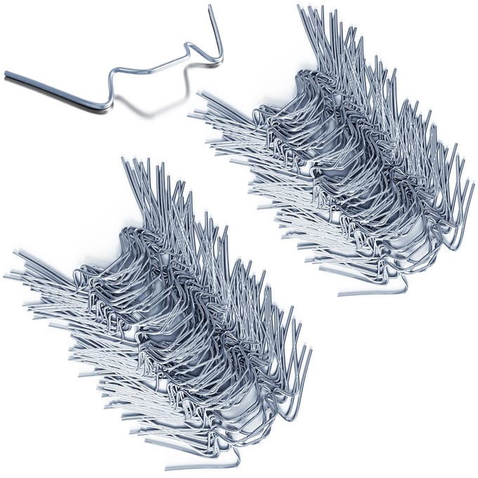 Deuba Kasklemmen RVS - 100 stuks – Afmeting 85 x 30 x 1,5 mm – Zilver