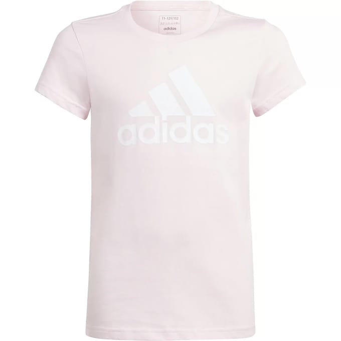 T-shirt katoen groot logo meisje adidas Essentials