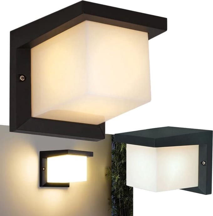 Toolight Rsl014-1W Wandlamp Zwart 16X19X16Cm