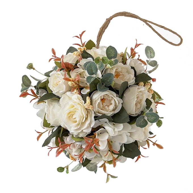 Imitatie Hortensia Pioenroos Bloembollen Nepbloem Bruiloft Tuindecoratie beige