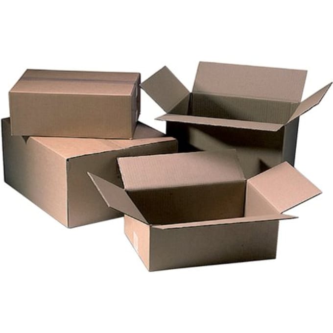 Amerikaanse vouwdoos CleverPack 200x150x100mm B-golf bruin 25 stuks