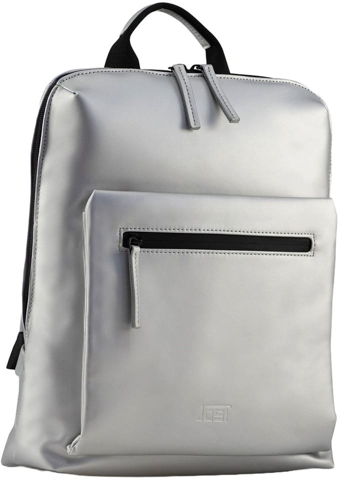 JOST vrijetijdsrugzak rugzak Halmstad Courier Backpack Silver zilverkleurig