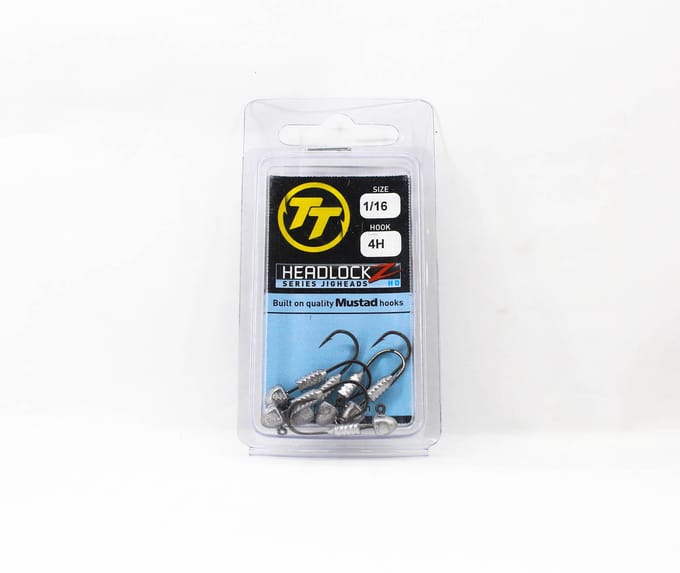 Tackle Tactics TT Headlockz HD Tête plombée 1/16 oz 4 H 6/paquet (3481) white