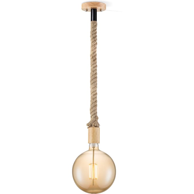 Home sweet home hanglamp Leonardo Globe g180 - amber
