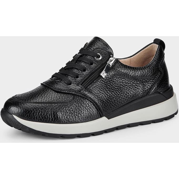 Sneakers met ritssluiting - zwart - Gr. 37 van Goldner Fashion