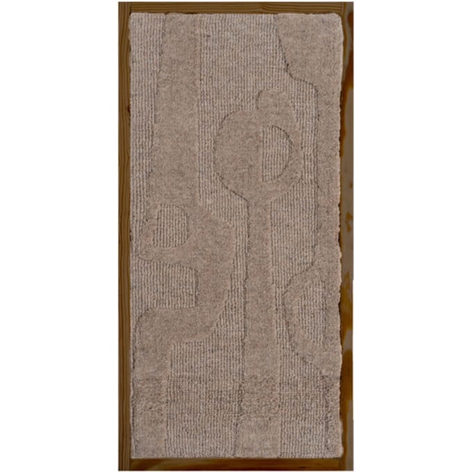 Wanddecoratie Devin Beige - Wool Hanging 40 x 80 cm - Luxe Wanddecoratie van Wol