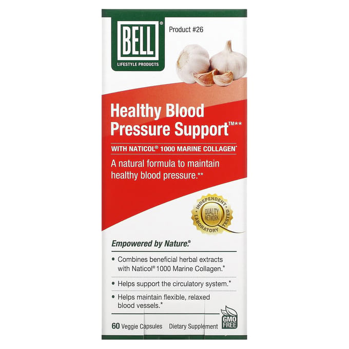 Gezonde Bloeddruk Ondersteuning™, 60 Veggie Capsules