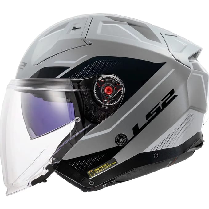 Jet motorhelm LS2 OF603 Infinity II Veyron