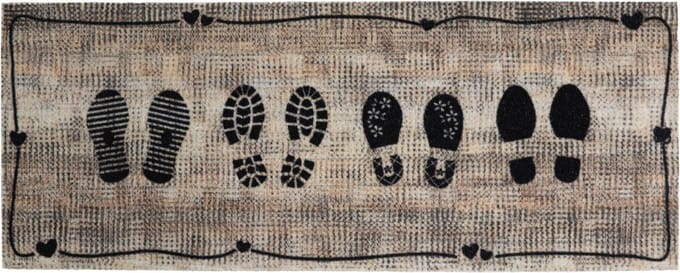 MD Entree - Deurmat - Schoenmat - Boots & Shoes - Linen Beige - 40 x 100 cm