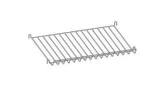String Furniture Tijdschriftenrek metaal - dark brown