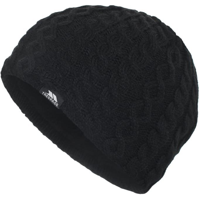 Trespass - Dames Kendra Beanie Muts (Zwart)