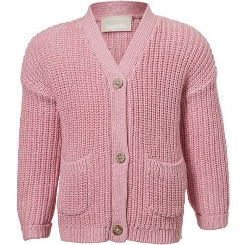 LUPILU Gebreid baby vestje (Roze, 62-68)