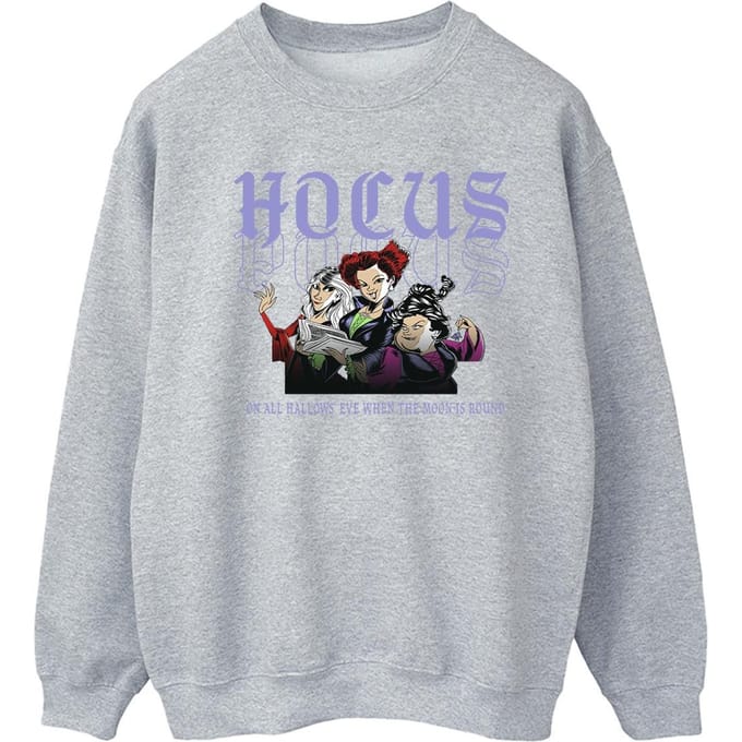 Disney Dames/Dames Hocus Pocus Hallows Eve Sweatshirt (Sportgrijs)