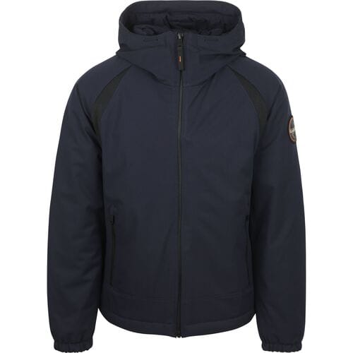 Napapijri Jas Softshell Lorze Navy - Maat M - Heren - Winterjassen