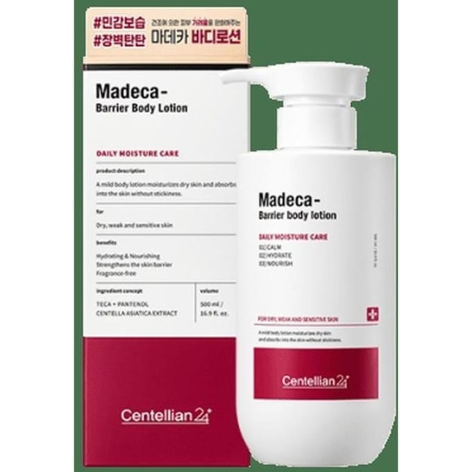 Authentieke CENTELLIAN24 Madeca Barrier Bodylotion 500ml – Barrier Body Herstel white