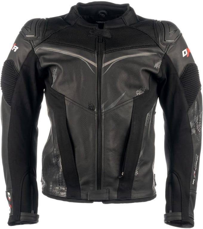 MOTOBLOUZ Motorjas LUXON TFL Mannen| Middenseizoen|Zwart S CE-gekeurd