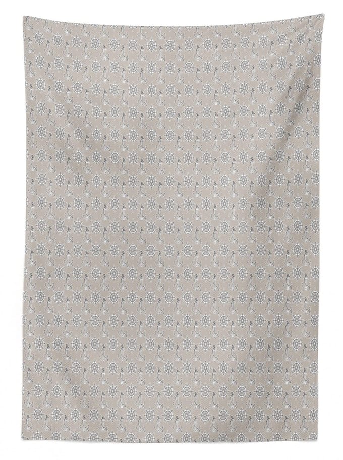 Nautisch tafelkleed – Anker & Schip – 140x170 cm – satijn