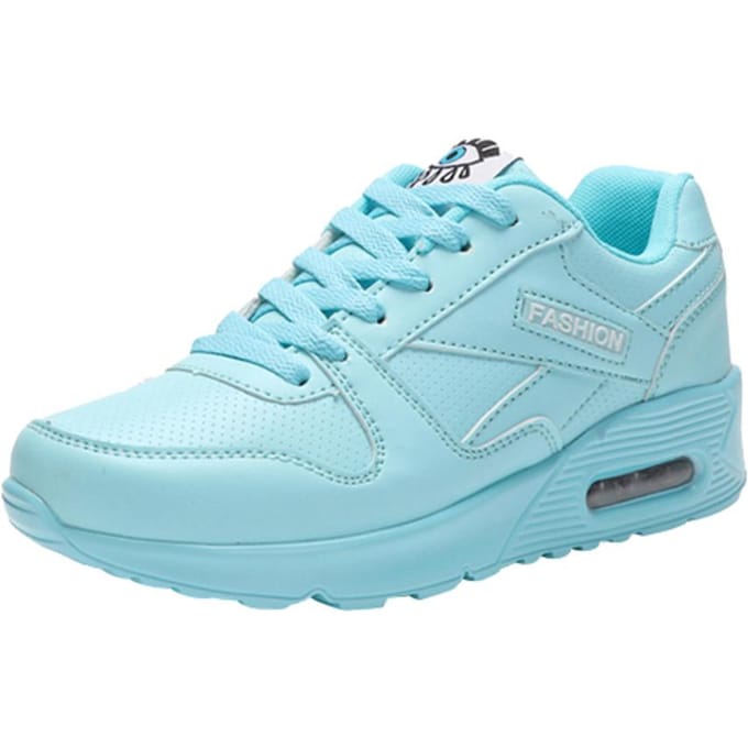 Dames Chunky Sneakers Vetersluiting Plateau Gevulkaniseerd Mode Enkele Platte Schoenen 35 white