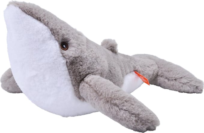 Wild Republic pluche bultrug walvis - Eco-kins - 30 cm - knuffel waterdier